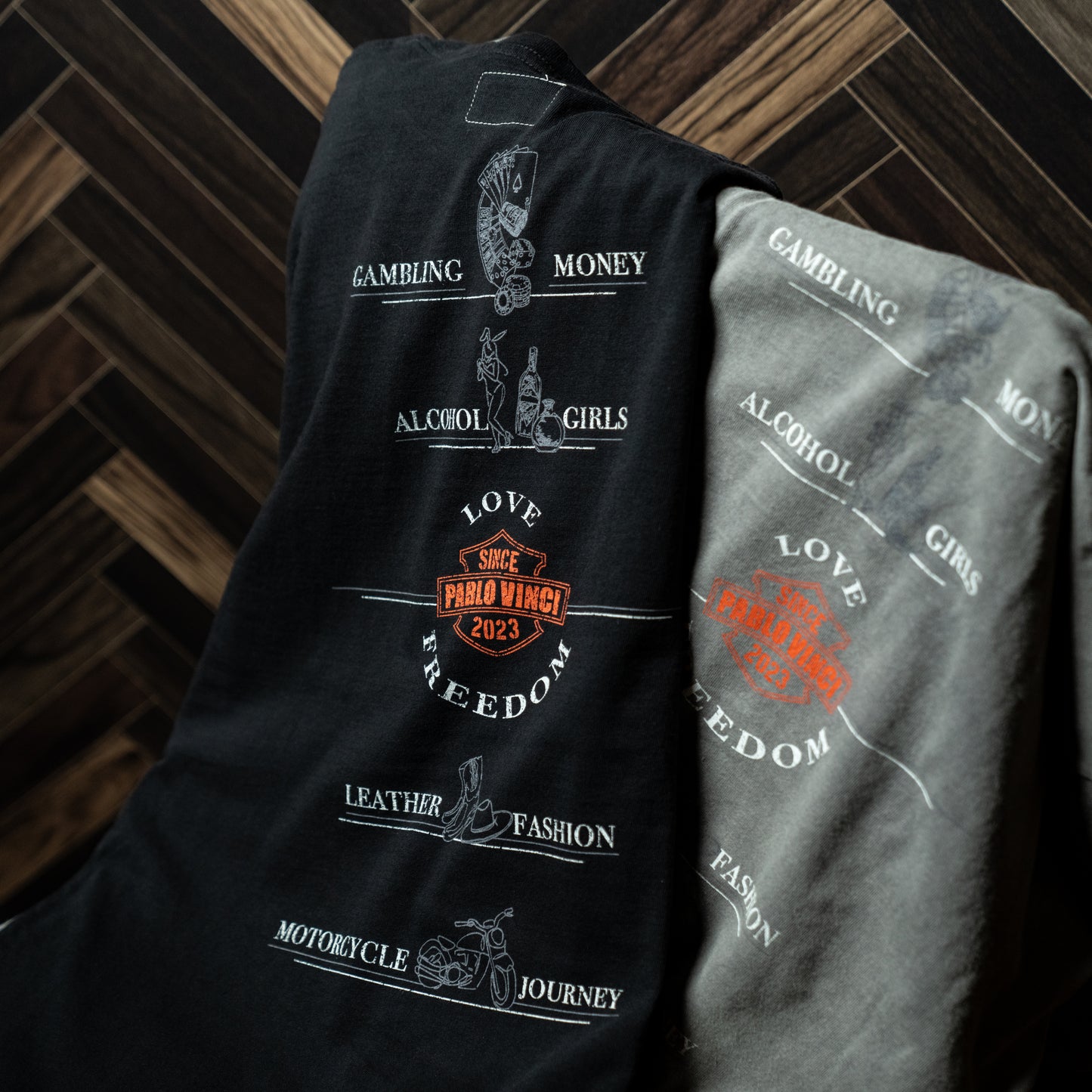 Pocket print Tshirt "desire"