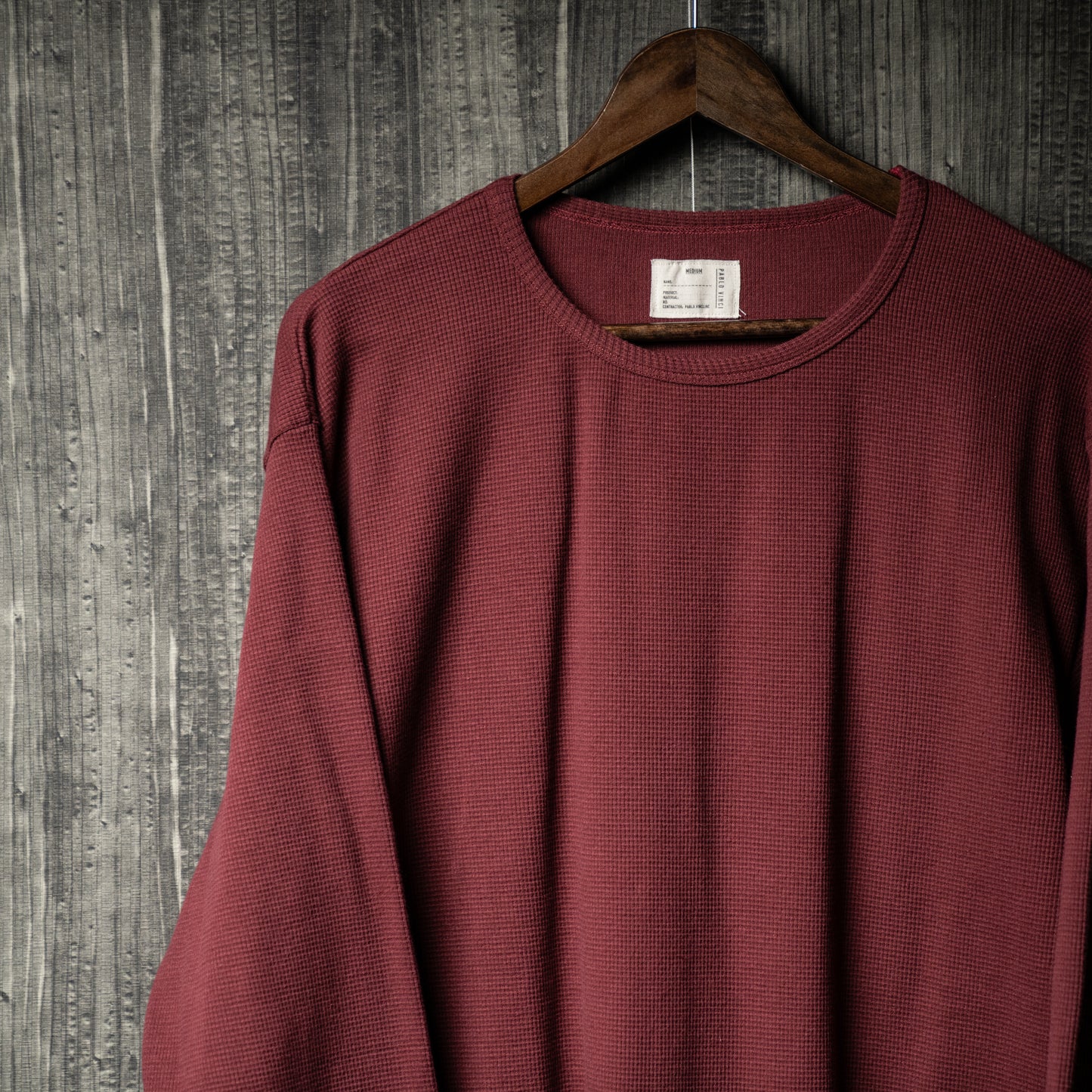 Waffle long sleeve T-sh