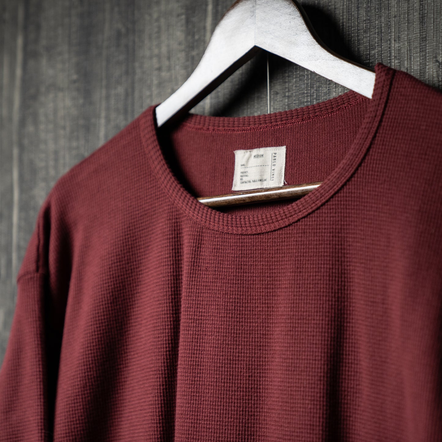 Waffle long sleeve T-sh