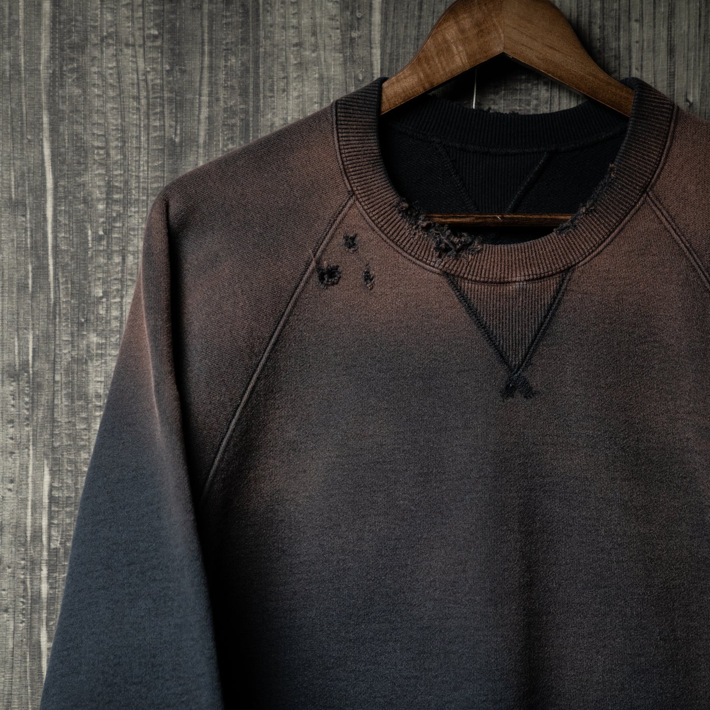 Sun fade damage sweat