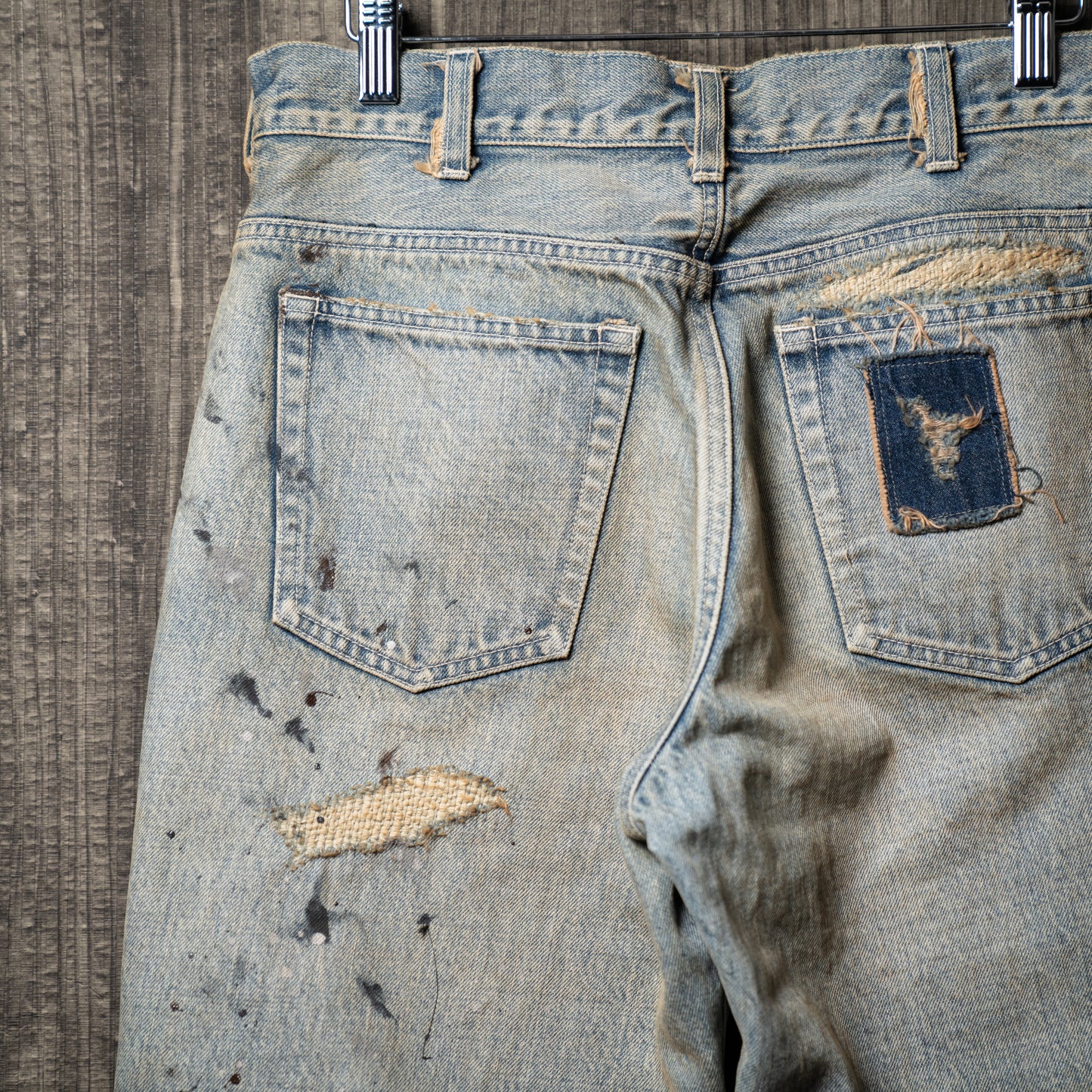 Crash repair flare denim