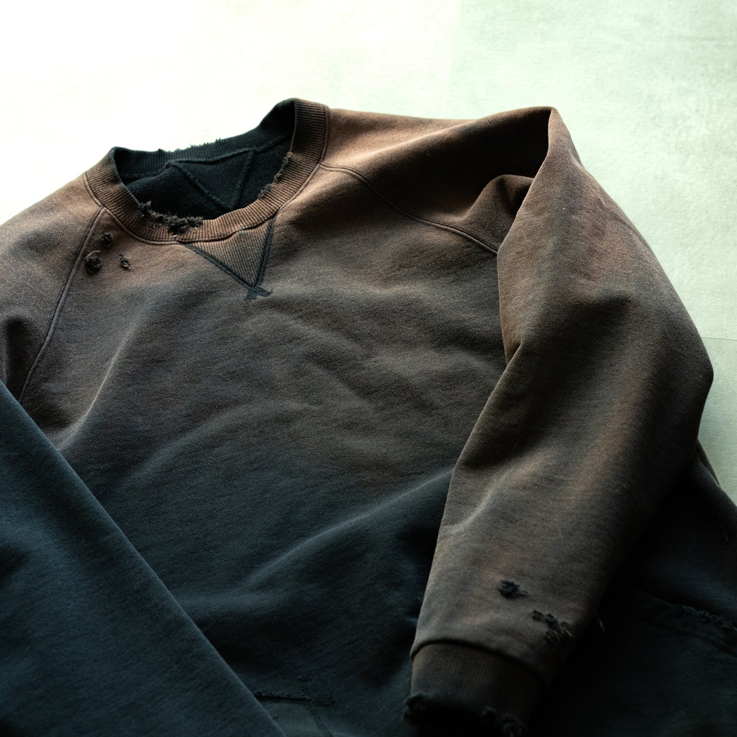Sun fade damage sweat