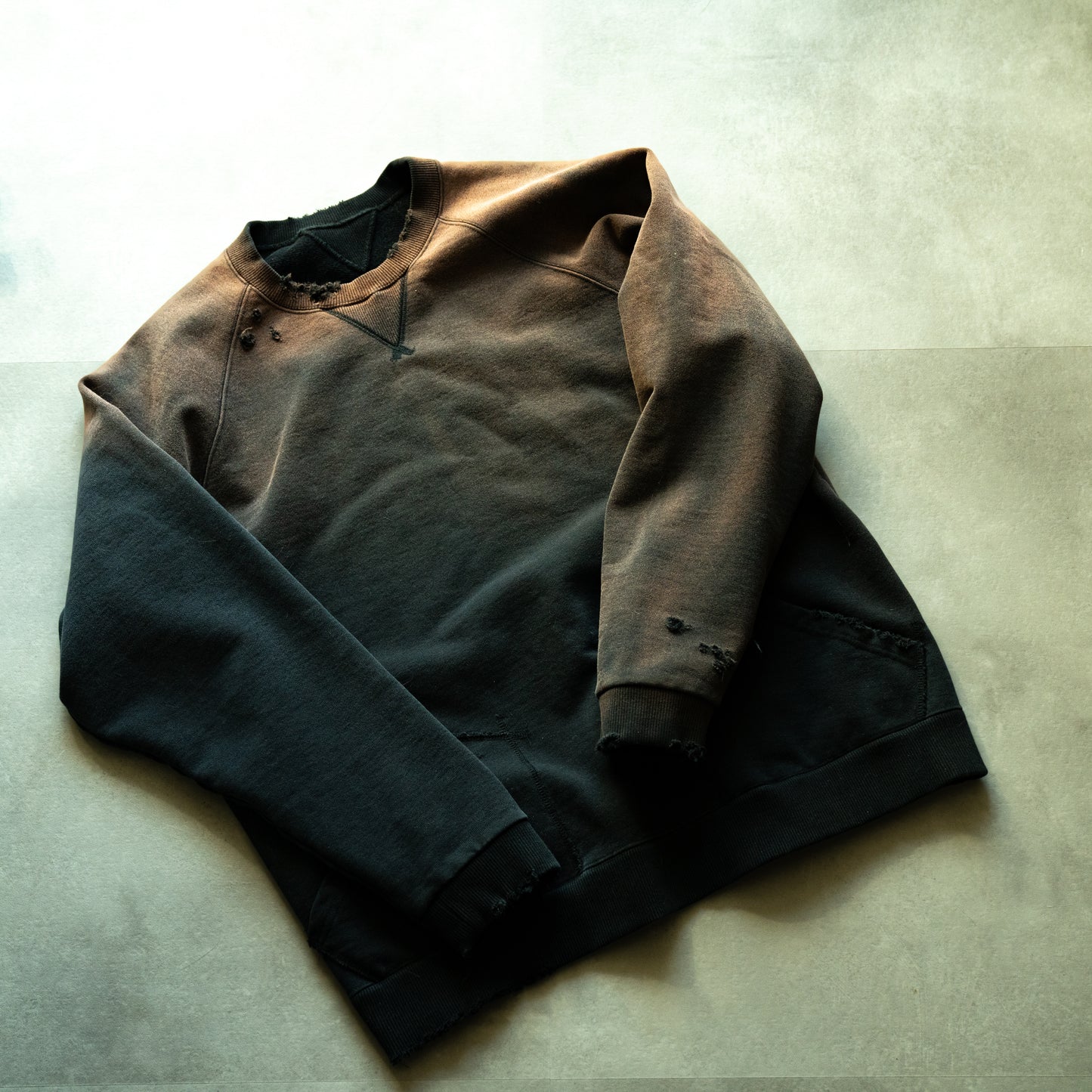 Sun fade damage sweat