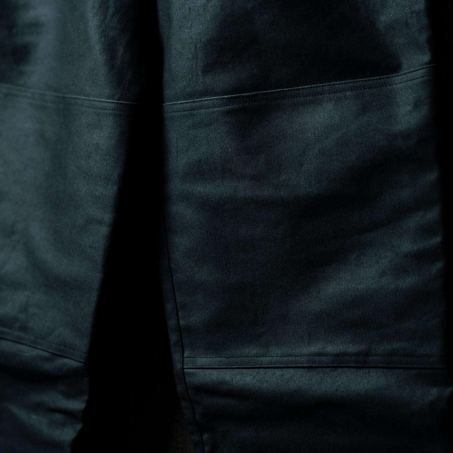 Oiled chino military mix pants
