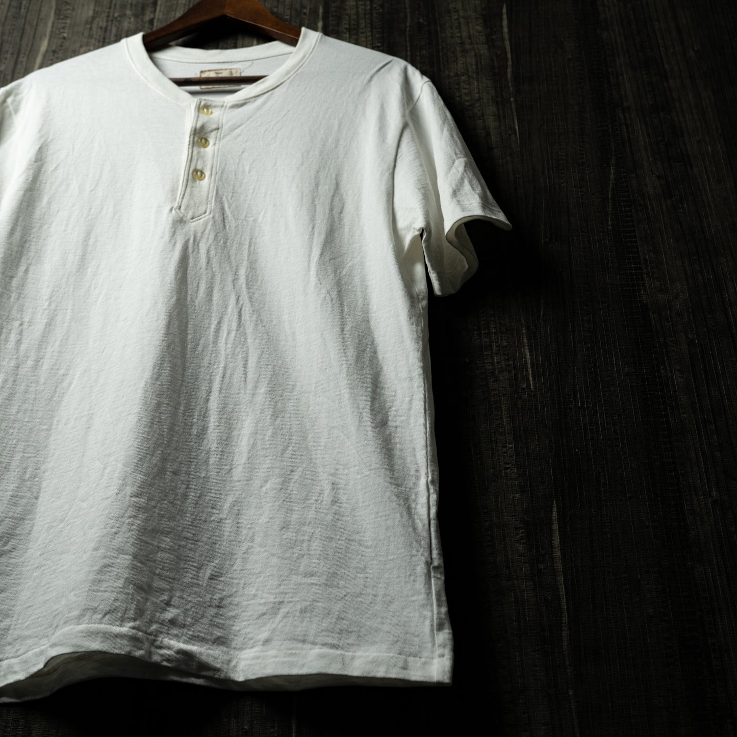 Henley neck T-shirt(25SS)