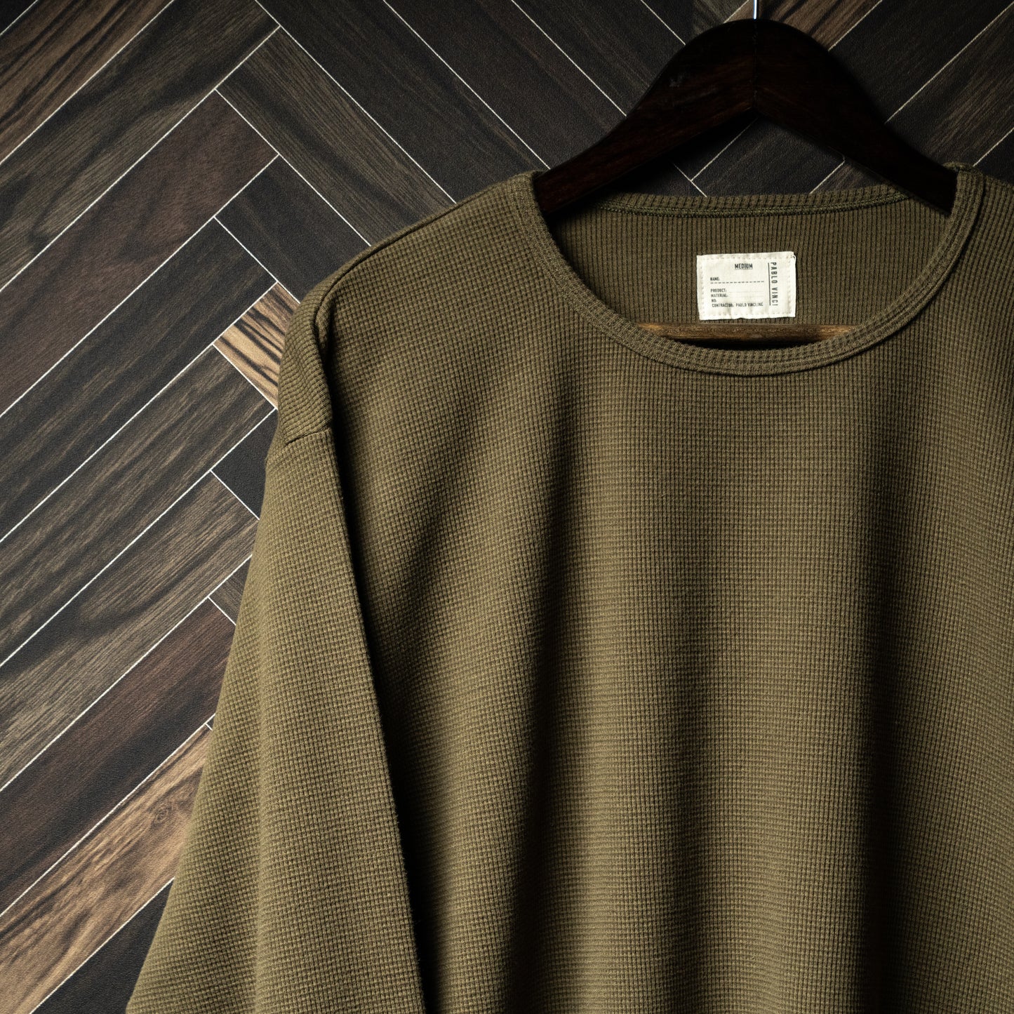 Waffle long sleeve T-sh