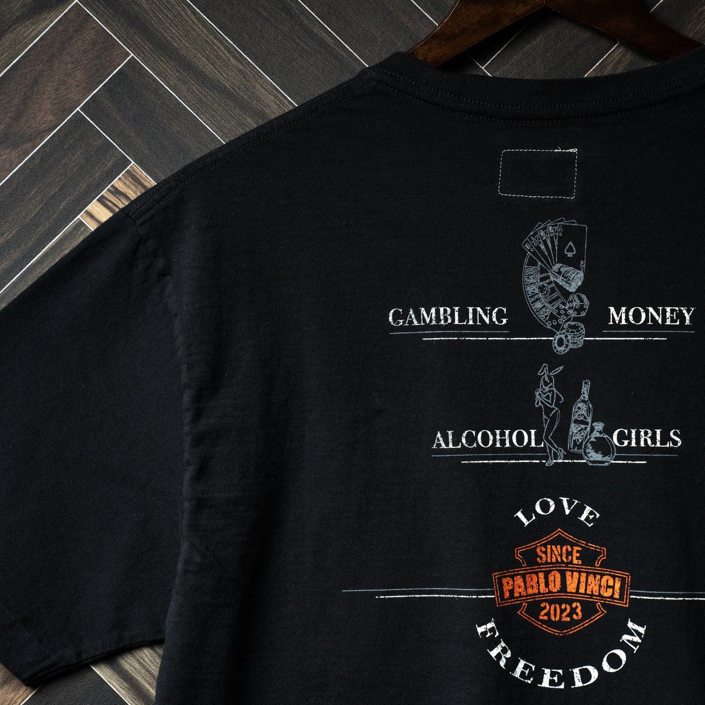 Pocket print Tshirt "desire"