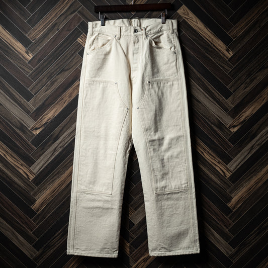 Ecru double knee pants