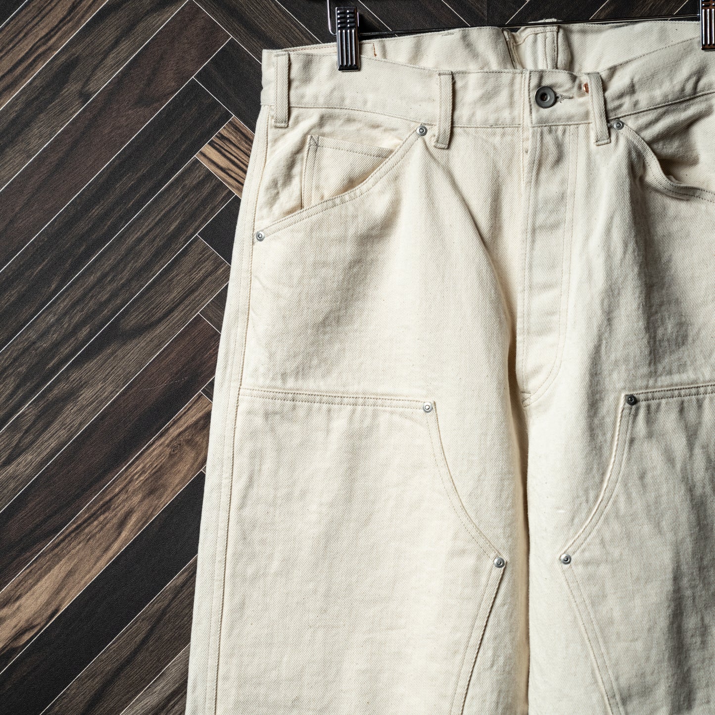 Ecru double knee pants