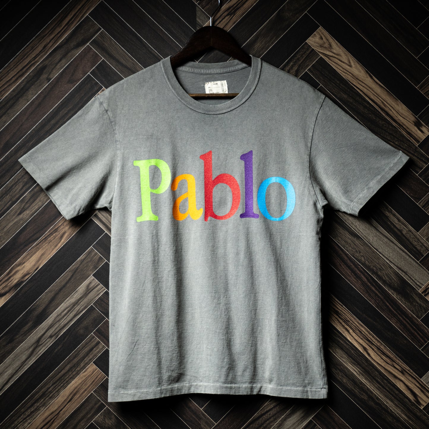 Colorful logo crew neck Tshirt