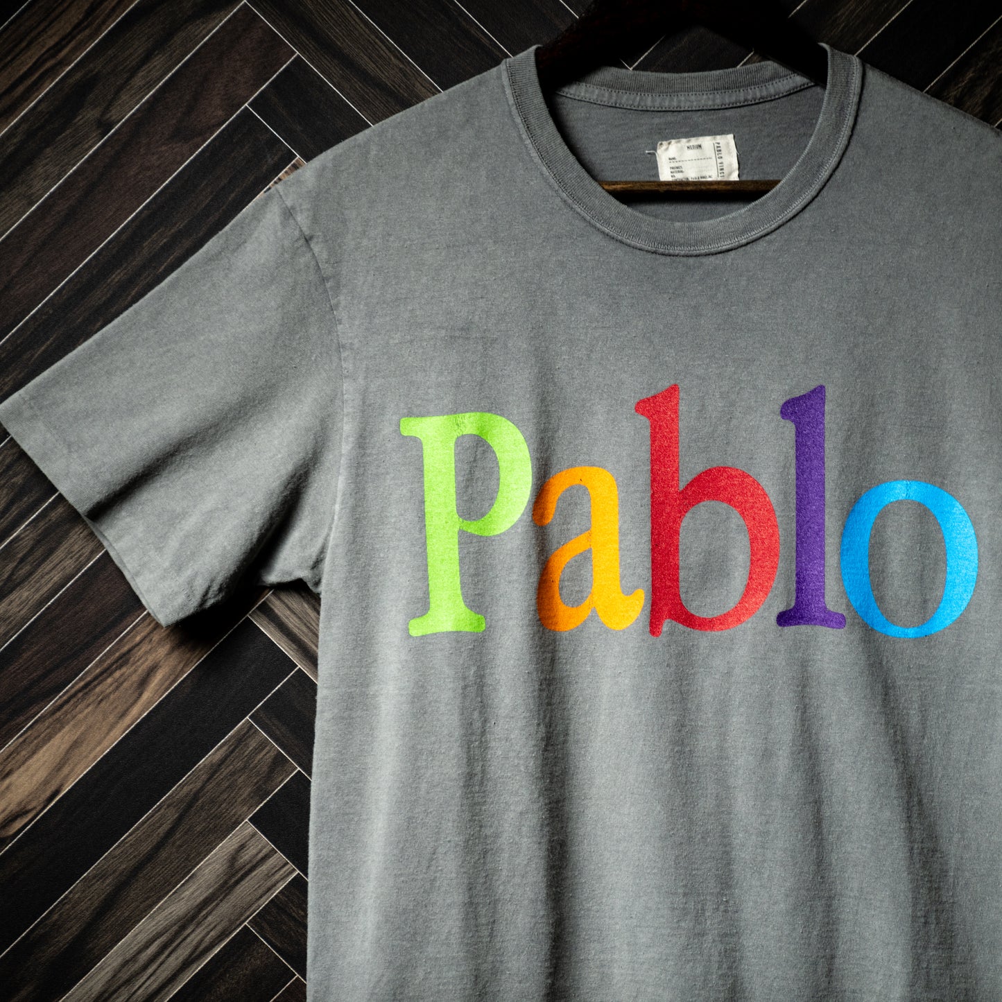 Colorful logo crew neck Tshirt