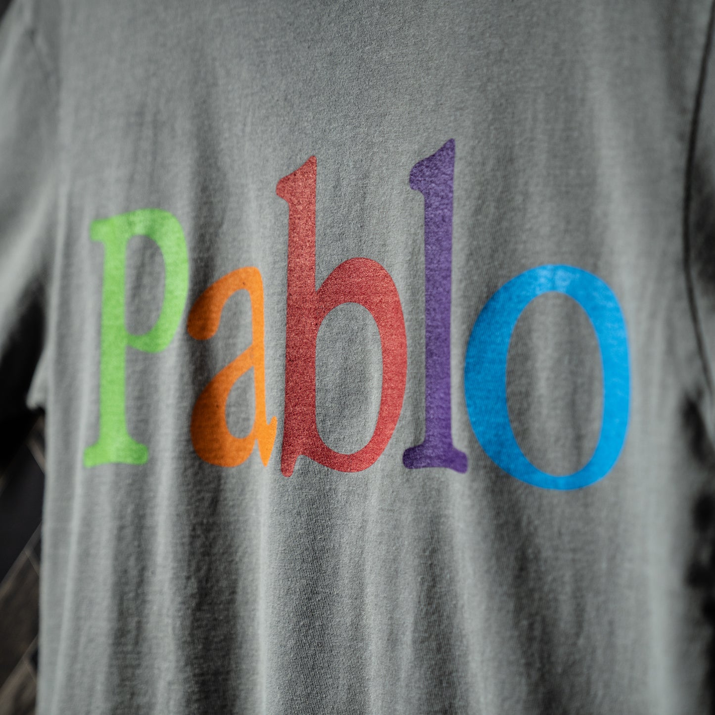 Colorful logo crew neck Tshirt