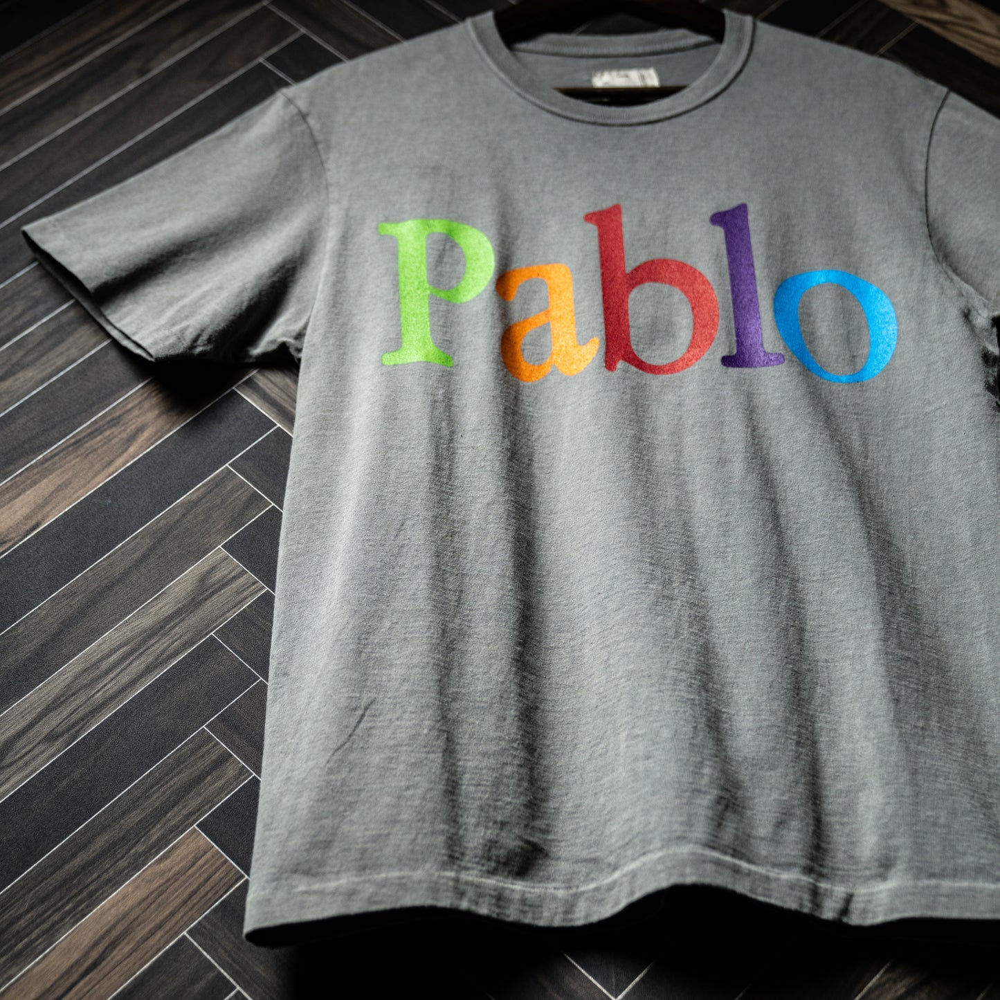 Colorful logo crew neck Tshirt