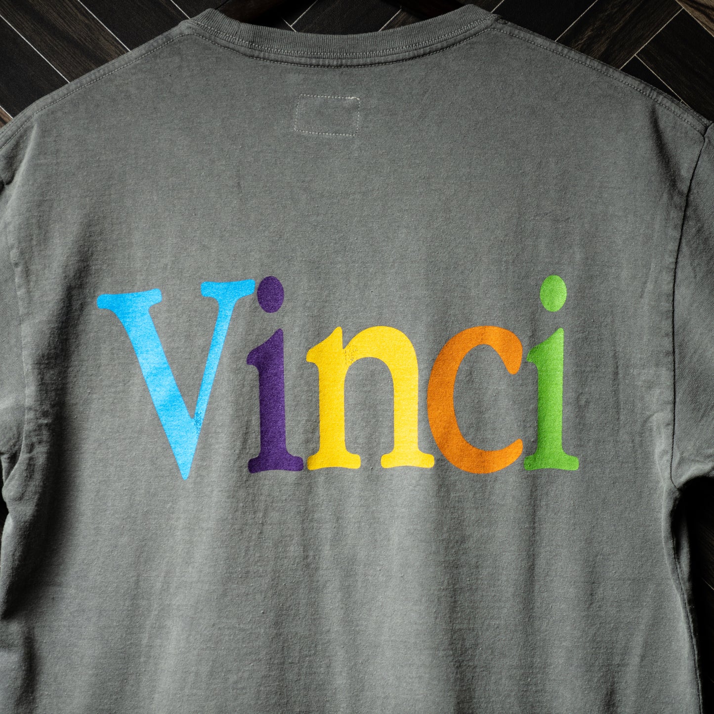 Colorful logo crew neck Tshirt