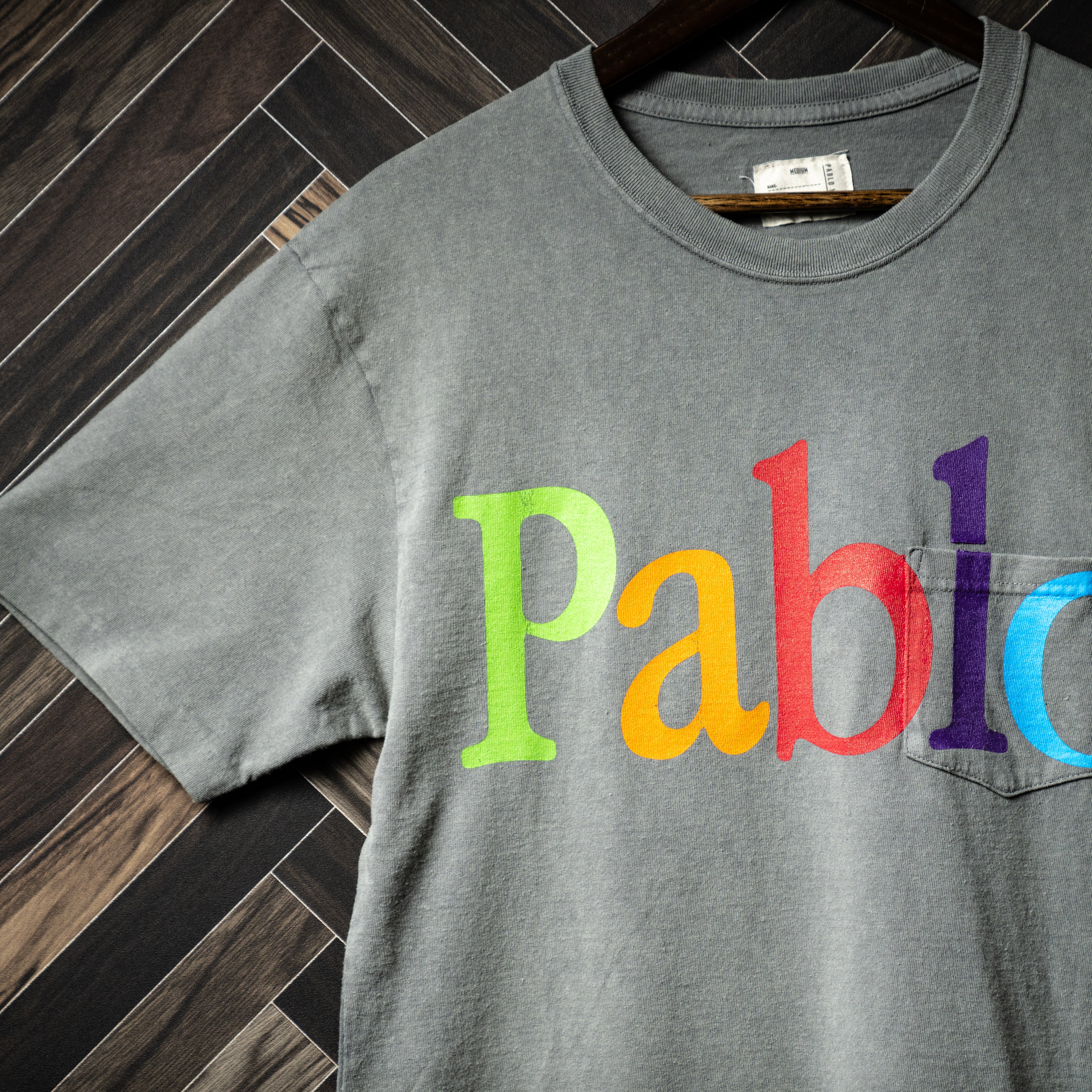Colorful logo pocket Tshirt – Pablo vinci
