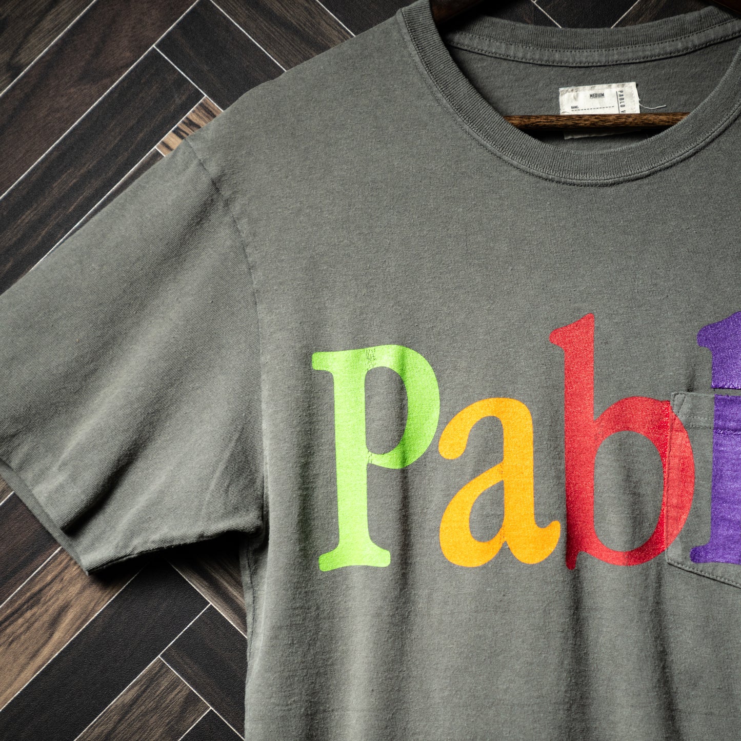 Colorful logo pocket Tshirt