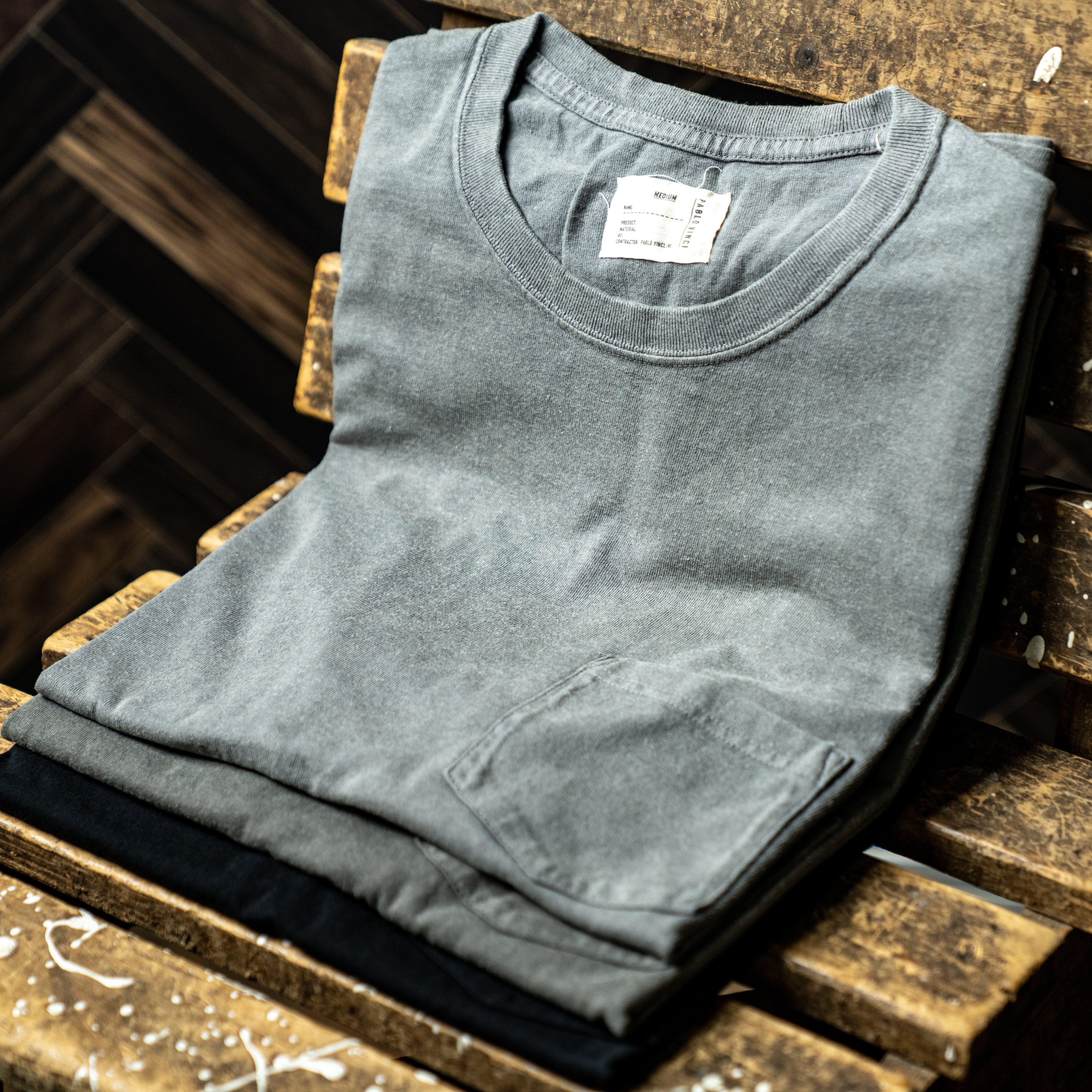 pablo vinci ワッフル　ダメージT Tシャツ PABLO VINCI – Pablo vinci