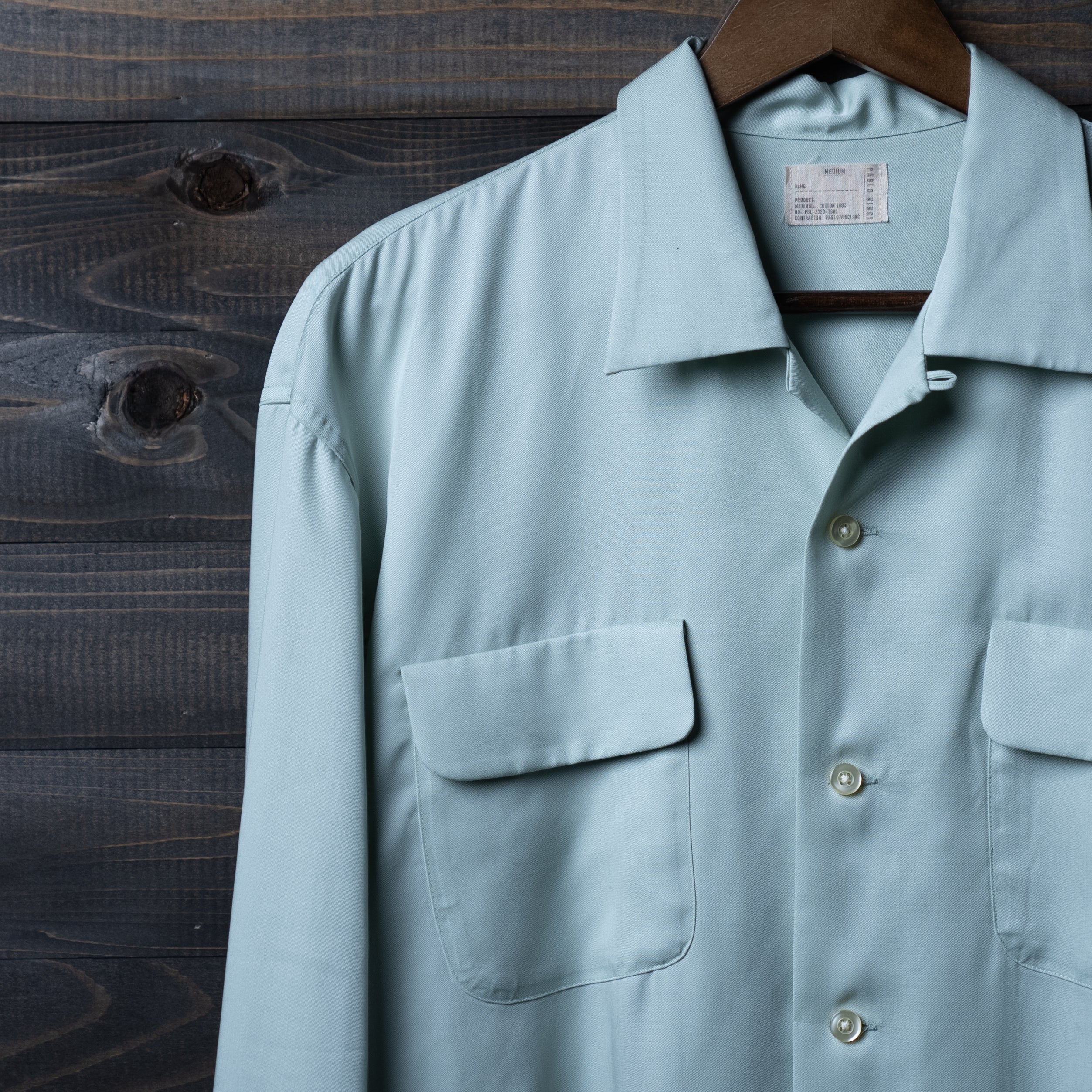 PABLO VINCI Open collar shirt (24ss)