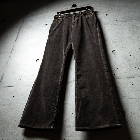 Shadow flare corduroy pants (受注）
