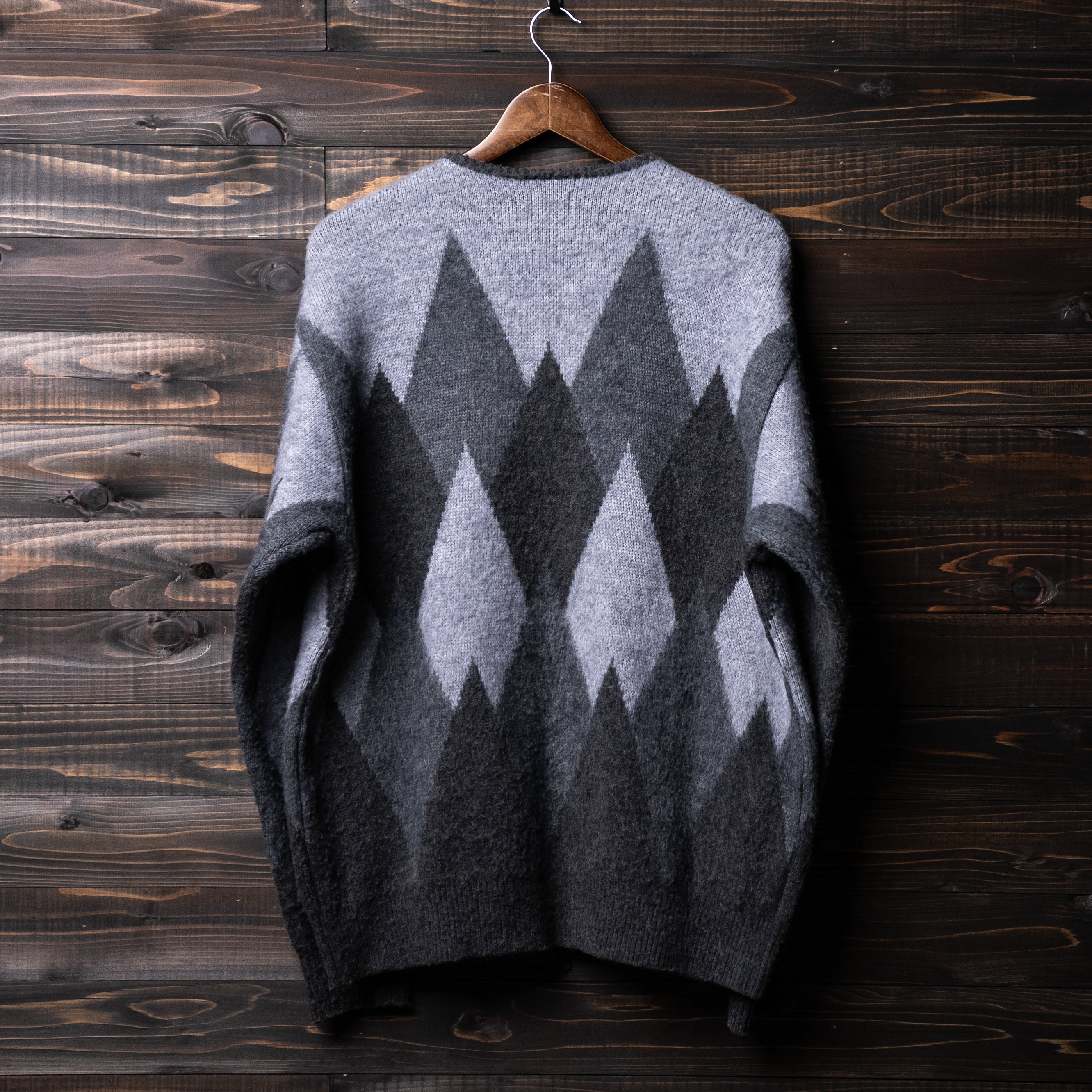 トップス Argylezipcardigan PABLO VINCI pablo vinci argyle zip cardigan khaki