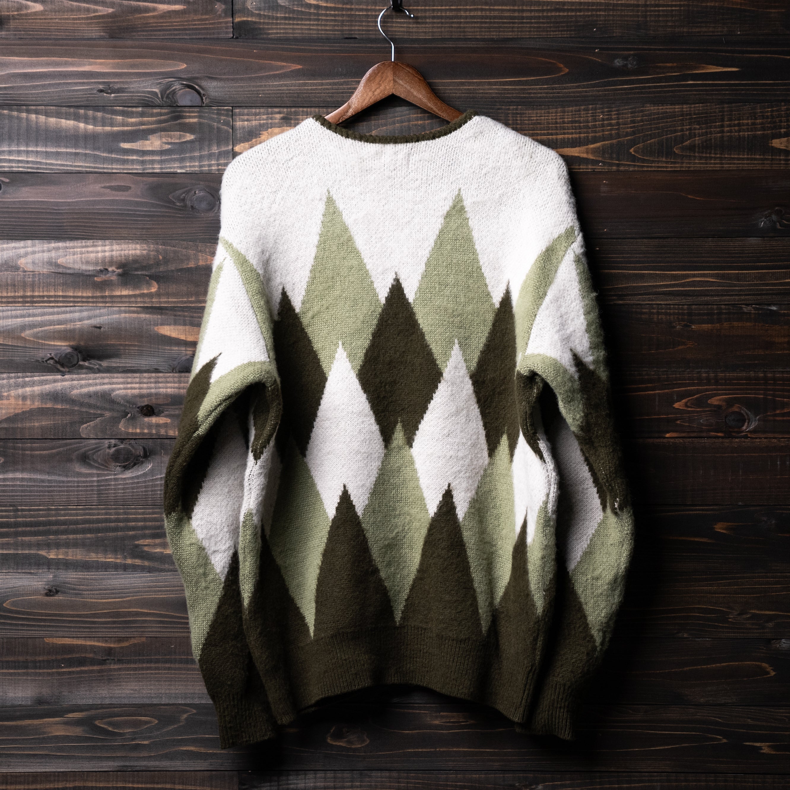 トップス Argylezipcardigan PABLO VINCI PABLO VINCi Argyle Zip Cardigan