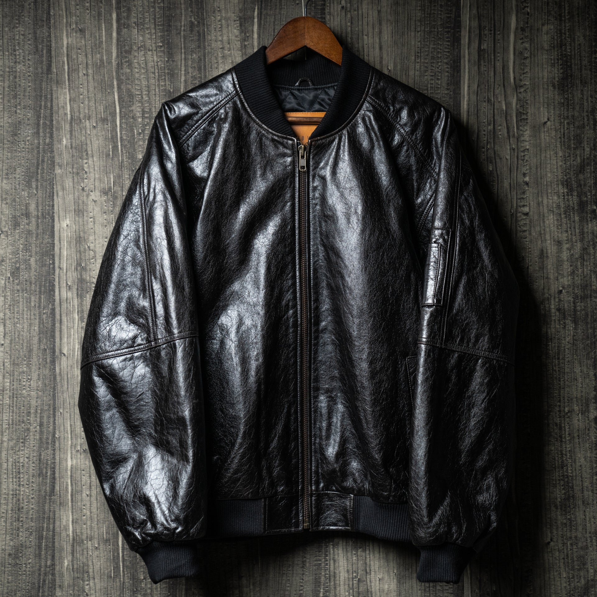 PABLO VINCI Leather down jacket