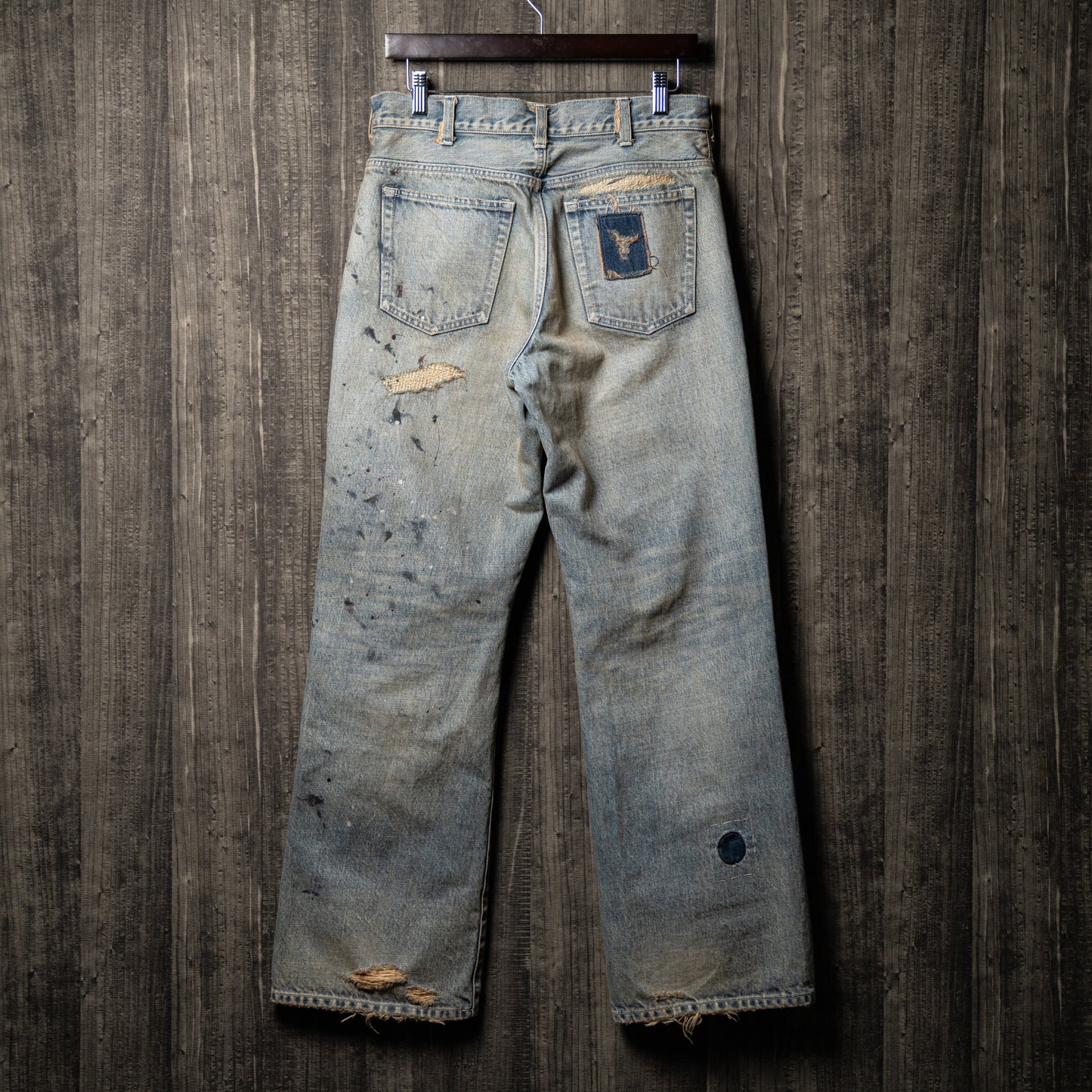 Crash repair flare denim