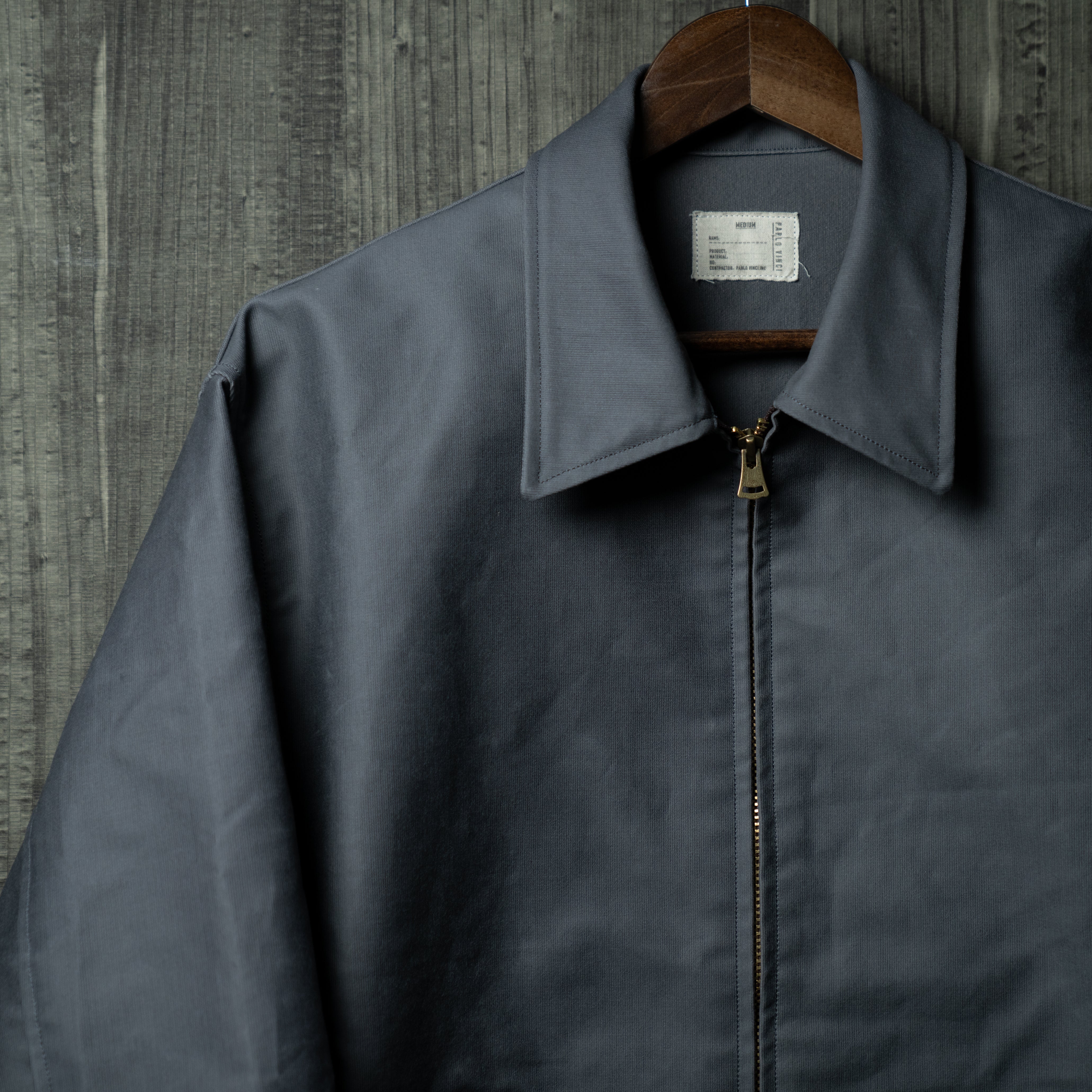ジャケット・アウター PABLO VINCI Oiled chino coveralls M Oiled chino zip jacket – Pablo vinci