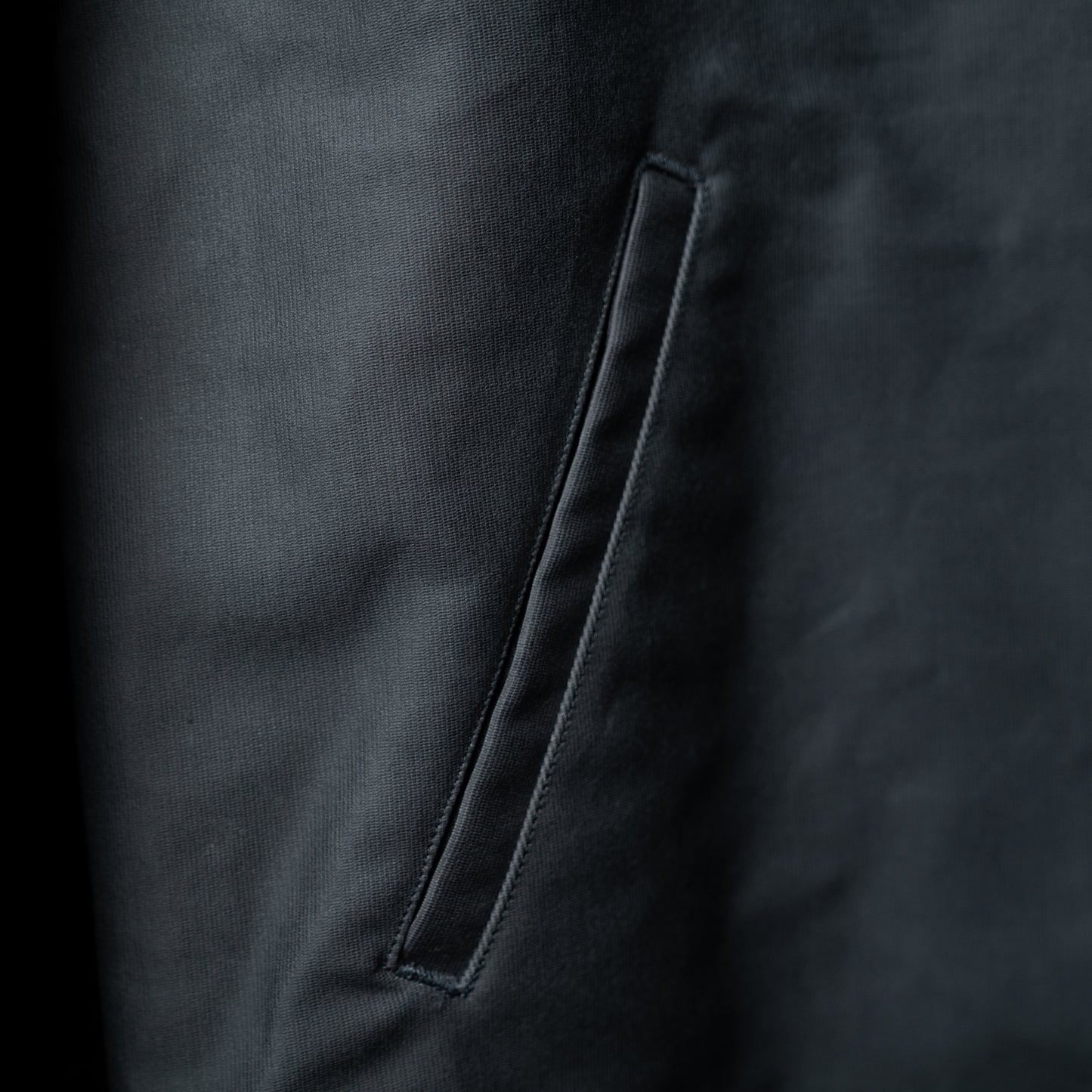 Oiled chino zip jacket