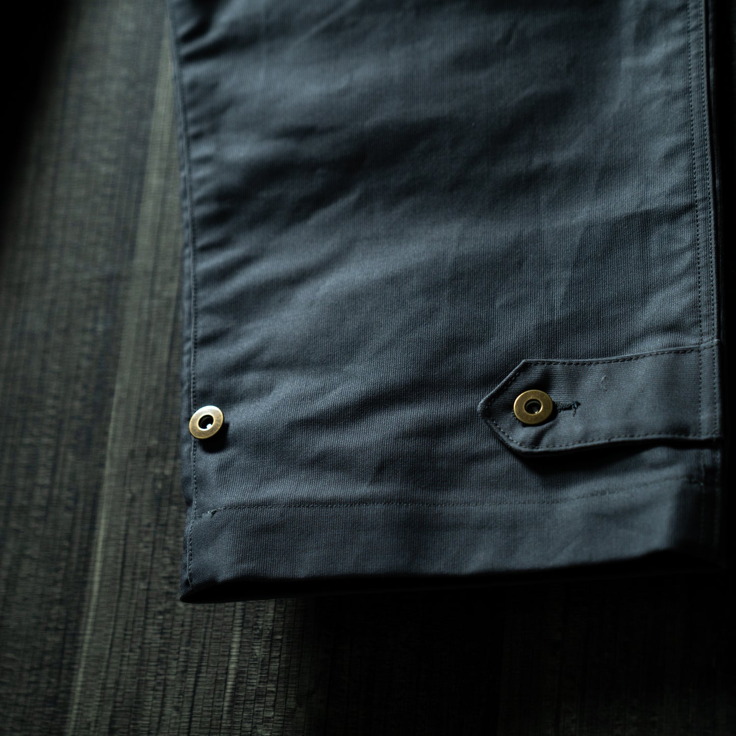 Oiled chino military mix pants