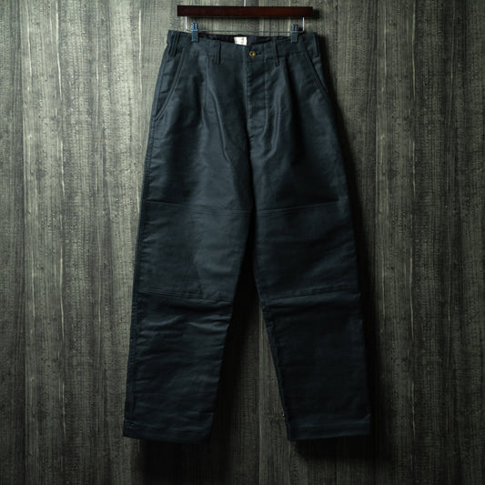 Oiled chino military mix pants