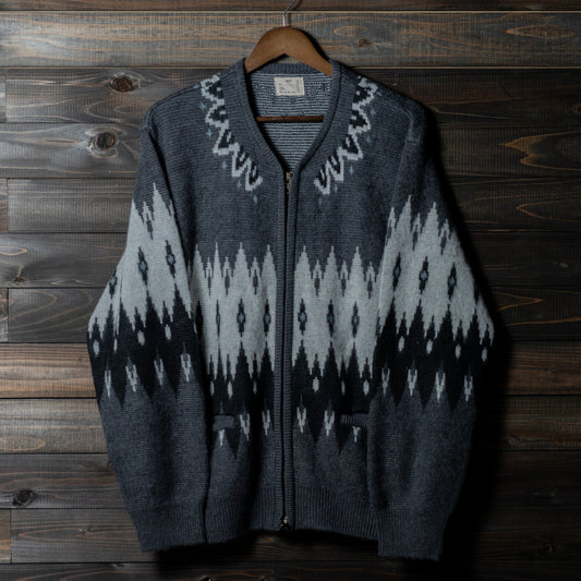 Zip knit cardigan